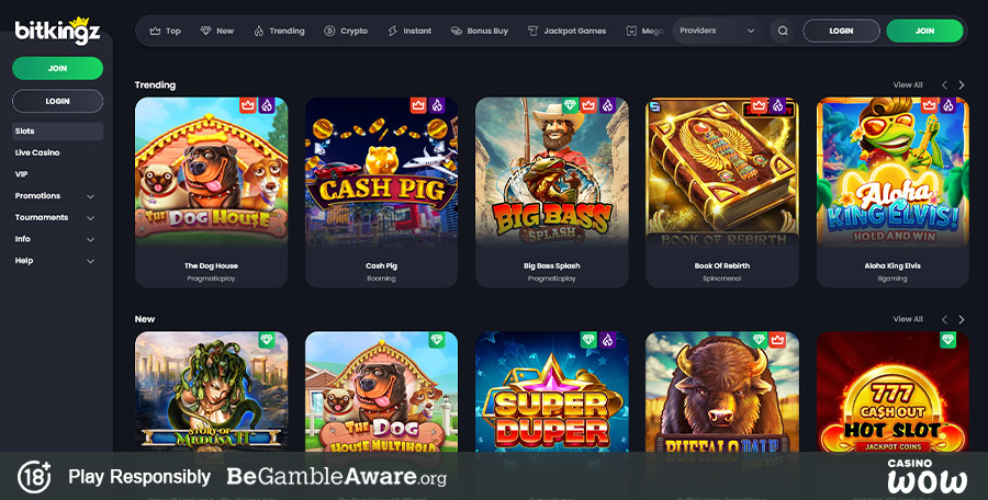 BitKingz Casino Giochi