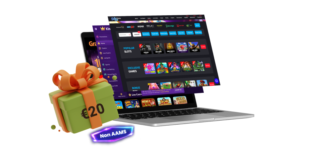 Casino €20 EURO Bonus Senza Deposito non AAMS