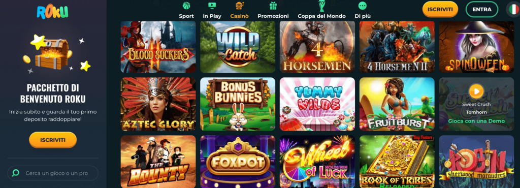 RokuBet Giochi